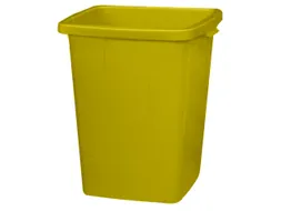 Multifunktionele Bak Pp 610x490x490mm 90 liter 2 Grepen Geel