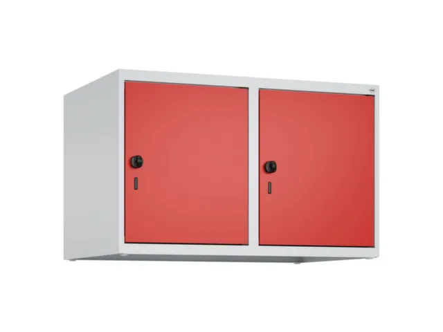 opzetkast,v. locker,2vak.,vak B 400mm,HxBxD 500x800x500mm,draaigrendel