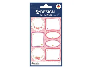 Foliesticker Z-design watervast, Label mix, pakje à 2 vel - 1