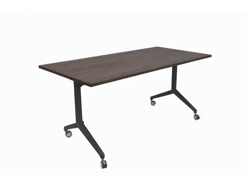 Schaffenburg Klaptafel 140x80cm Blad Logan Eik 25mm Frame Zwart