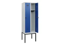 schoollocker,HxBxD 1950x600x500mm,2vak,vak B 300mm,draaigrendel