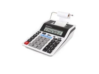 Calculator Rebell-PDC20-WB wit-zwart print - 2