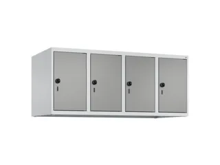 opzetkast,v. locker,4vak.,vak B 300mm,HxBxD 500x1200x500mm - 2