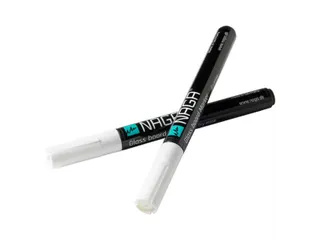 Glasbordmarker 2mm Naga set a 2st. wit - 1