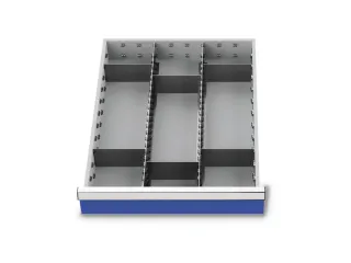 Lade-Indelingsset,V. Werkbank,6Lengteverdeler/2Scheidingsplaten - 3
