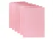 Correspondentiekaart Papicolor dubbel 105x148mm babyroze pak à 6 st