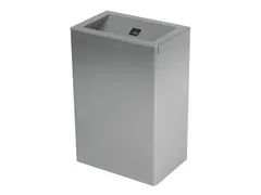 Afvalbak 50 liter Rvs Open Anti Vingerprint SMART-READY
