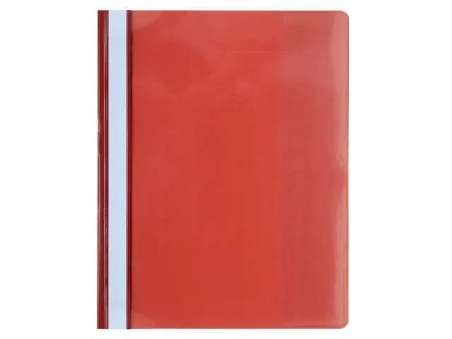 Snelhechtmappen Premium PVC A4 rood