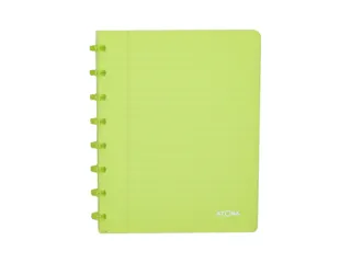 Schrift Atoma A5 blanco 144blz 90gr PP transparant assorti - 5