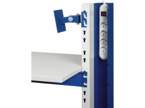 pc-station,HxBxD 1680x650x650mm,monitorhouder,3legborden