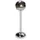 Kogelvormige Asbak Rvs Hxbxd 970x260x260mm Met Paal