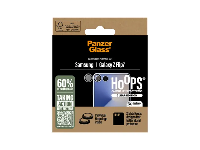 PanzerGlass Hoops Camera Lens Protector Transparent Samsung Galax