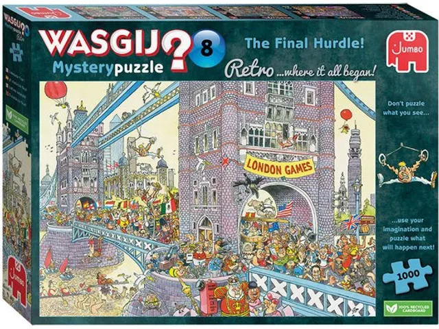 Wasgij Retro Mystery 8 De laatste horde! 1000 stukjes