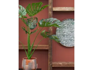 Kunstplant Mica Monstera in plastic pot 100x70cm - 7