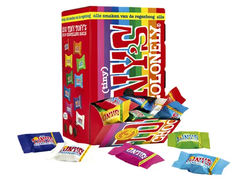 Chocolade Tony's Chocolonely tiny mix doos 100 st