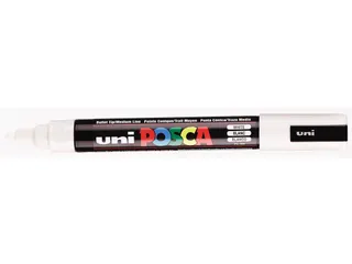 uni-ball Paint Marker op waterbasis Posca PC-5M wit - 1