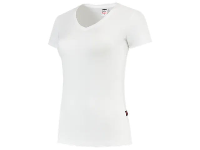 Tricorp 101008 T-shirt dames V-hals fitted wit maat 3XL