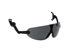 3M V9G veiligheidsbril, grijze lens, zwart montuur, per stuk