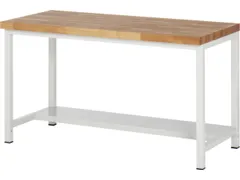 werkbank,HxBxD 840-1040x1500x900mm,beukblad,draagverm. 1250kg
