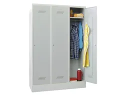 locker,RAL 7035,HxBxD 1850x1200x500mm,3vak,vak B 400mm,cil.-slot