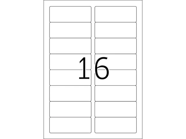 HERMA 4479 Premium Adresetiketten A4 88,9x33,8mm Wit 1600 stuks