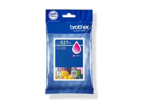 Inktcartridge Brother LC-527M rood 900 pagina's