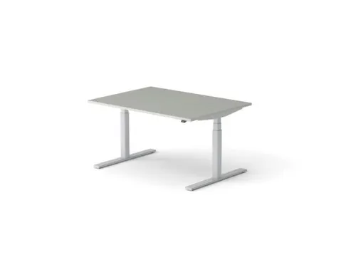 Elektrisch ihv bureau HxBxD 640-1300x1400x1000mm blad grijs