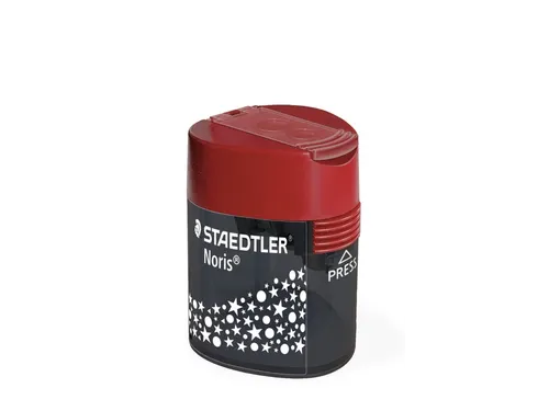 Puntenslijper Staedtler Noris 2gaats grijs/rood