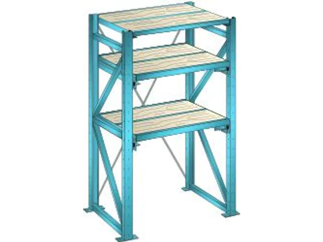 uittrekstelling voor zware lasten,HxBxD 2000x1290x860mm,vaklast 1000kg