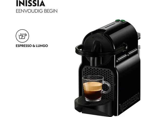 Nespresso Inissia EN80 Koffiecupmachine Zwart
