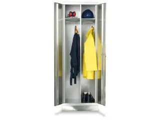 garderobe-/vakkenkast,HxBxD 1800x600x500mm,cil.-slot - 1