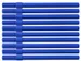 Viltstift 1mm blauw 10 stuks