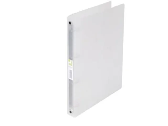 Ringmap A4 PP 4 Ringen 25mm Transparant Wit