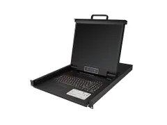 8 port KVM Rack Console met 1,8m Lange Kabels 19 inch