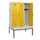 locker met bank,HxBxD 1950x1200x815mm,3vak,vak B 400mm,draaigrendel