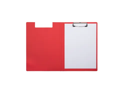 Klembordmap MAULbalance A4 versterkt karton rug 8mm rood