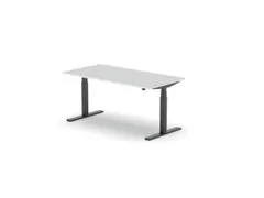 Elektrisch ihv bureau,HxBxD 650-1310x1600x800mm,blad wit