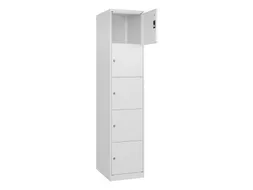 lockerkast,HxBxD 1850x400x500mm,1x5vakken,vak B 400mm,cil.-slot