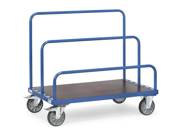 Platenwagen 4465 - Zonder Beugels 500kg 1600x800mm Massief Rubber