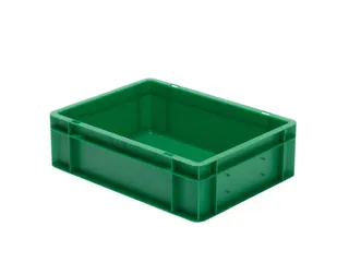 Euronorm-stapelbak 10l 120x400x300mm Wanden/bodem Gesloten Groen - 1