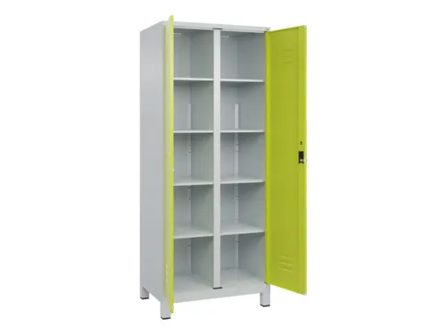 wasgoedverdeelkast,HxBxD 1950x800x500mm,vak B 400mm,draaigrendel