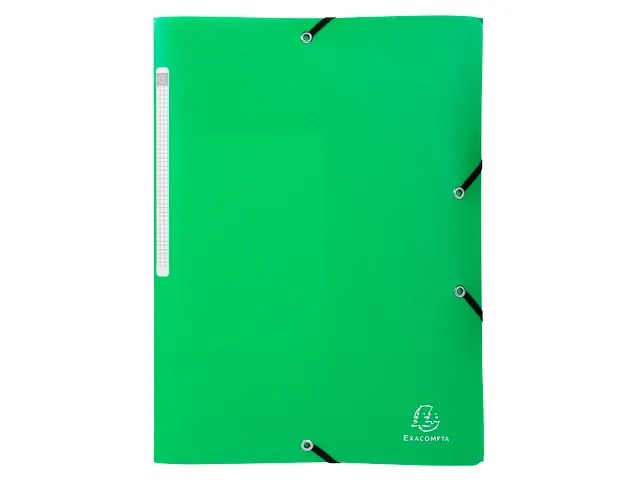 Elastomap A4 3 Kleppen Polypropyleen 5/10de Assorti