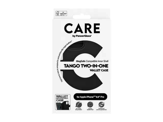 PanzerGlass CARE by Tango 2-in-1 Wallet Case w. MagSafe iPhone 1