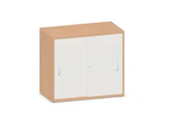 schuifdeurkast,HxBxD 720x800x430mm,decor romp beuken,decor front wit