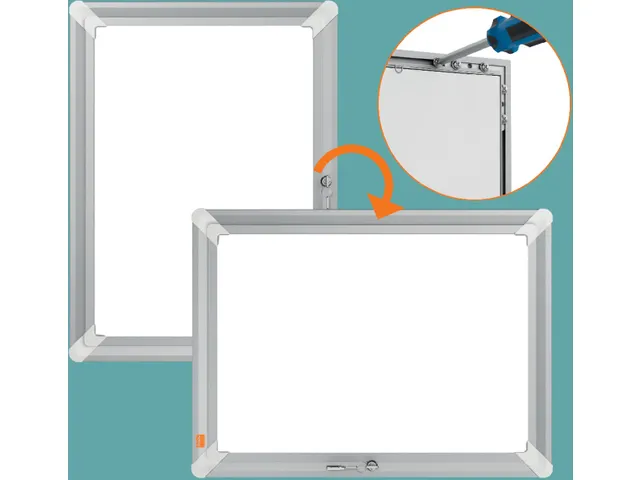 clicklijst Premium Plus, en aluminium, verrouillable, ft A3