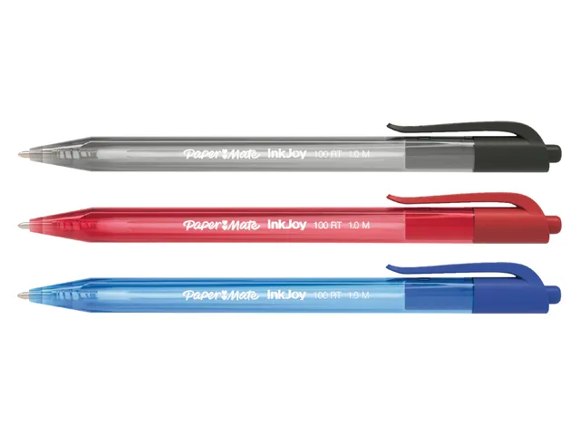 Balpen Paper Mate Inkjoy 100RT medium zwart