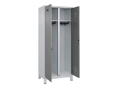 locker voor scheiding van kleding,HxBxD 1950x800x500mm,2vak