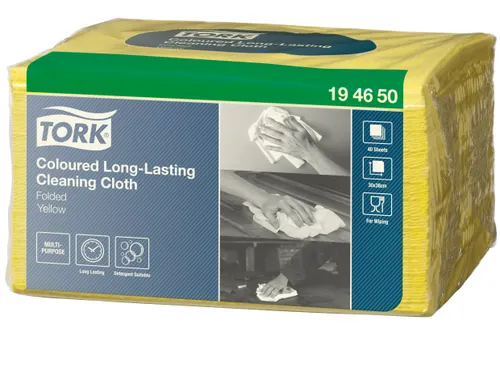 HACCP Doek 194650 Geel W8 1-laags Folded