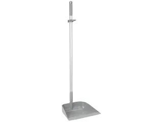 Vikan Hygiene stofblik met rechtopstaande aluminium steel 75cm Grijs - 1