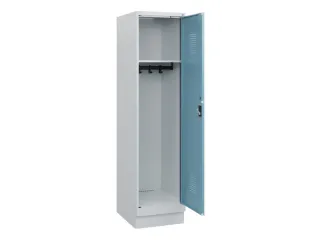 schoollocker,HxBxD 1630x400x500mm,1vak,vak B 400mm,cil.-slot,sokkel - 1